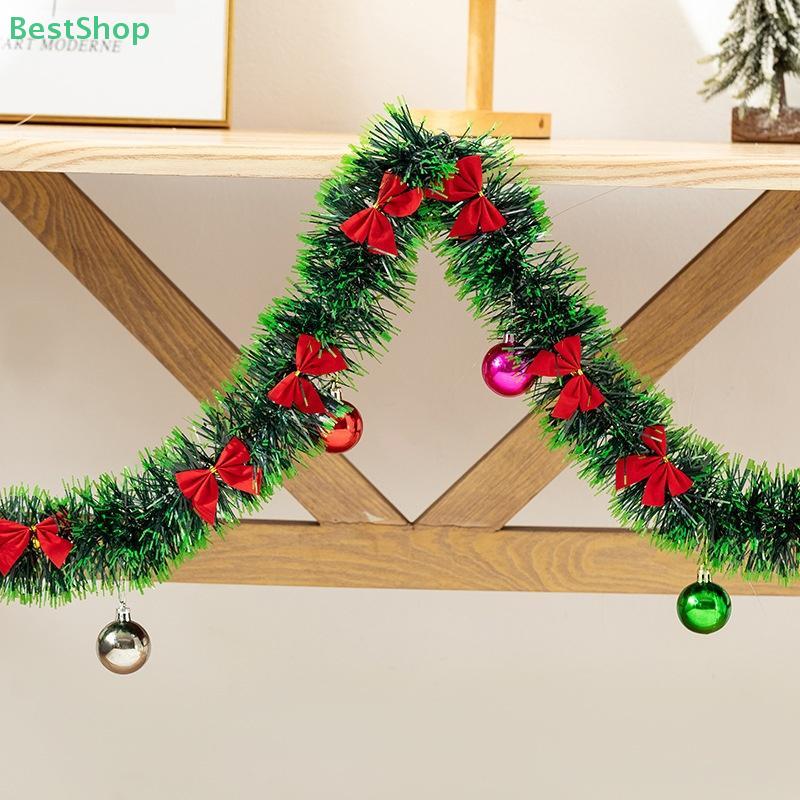 Christmas Tree Tinsel Garland Christmas Decor For Home 2026 Metallic Twist Garland Xmas Ornament New Year Party Decor