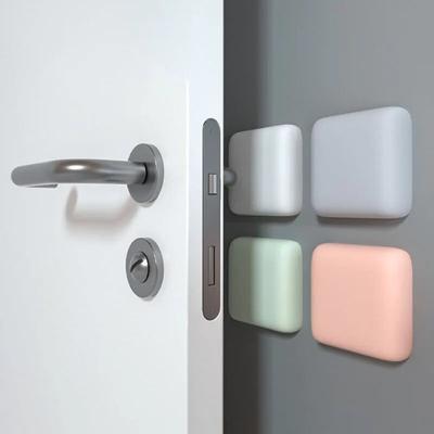 Türstopper, Silikon-Griff-Stoßstangen, selbstklebend, stumm, stoßfest, Porte-Pad, Heimwerker-Wandschutz-Pad