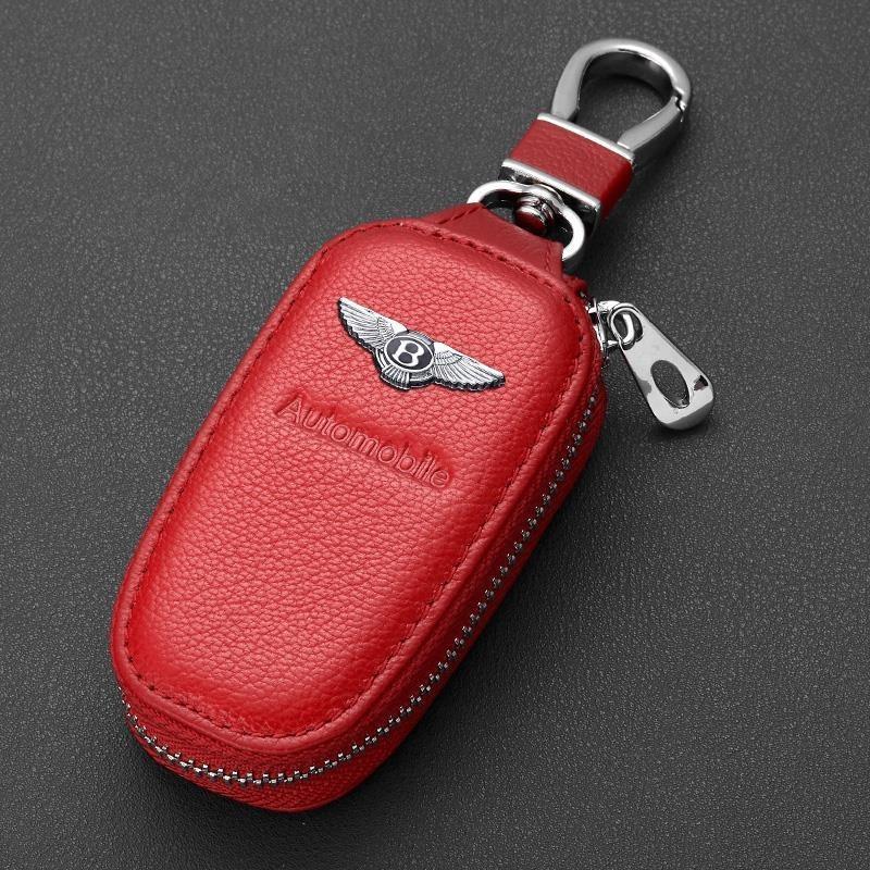 PU Car Remote Key Case Cover Shell keychain protect For New Bentley Flying Spur Continental GT Bentayga Mulsanne Accessories HL1