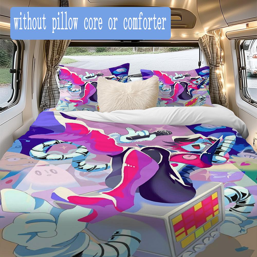 Dungeon & Fighter Pattern Bedding,Quilt Set Quilt Cover Pillowcase Home Birthday Gift (1*duvet cover+2*pillowcase,without core)XSJT0917272