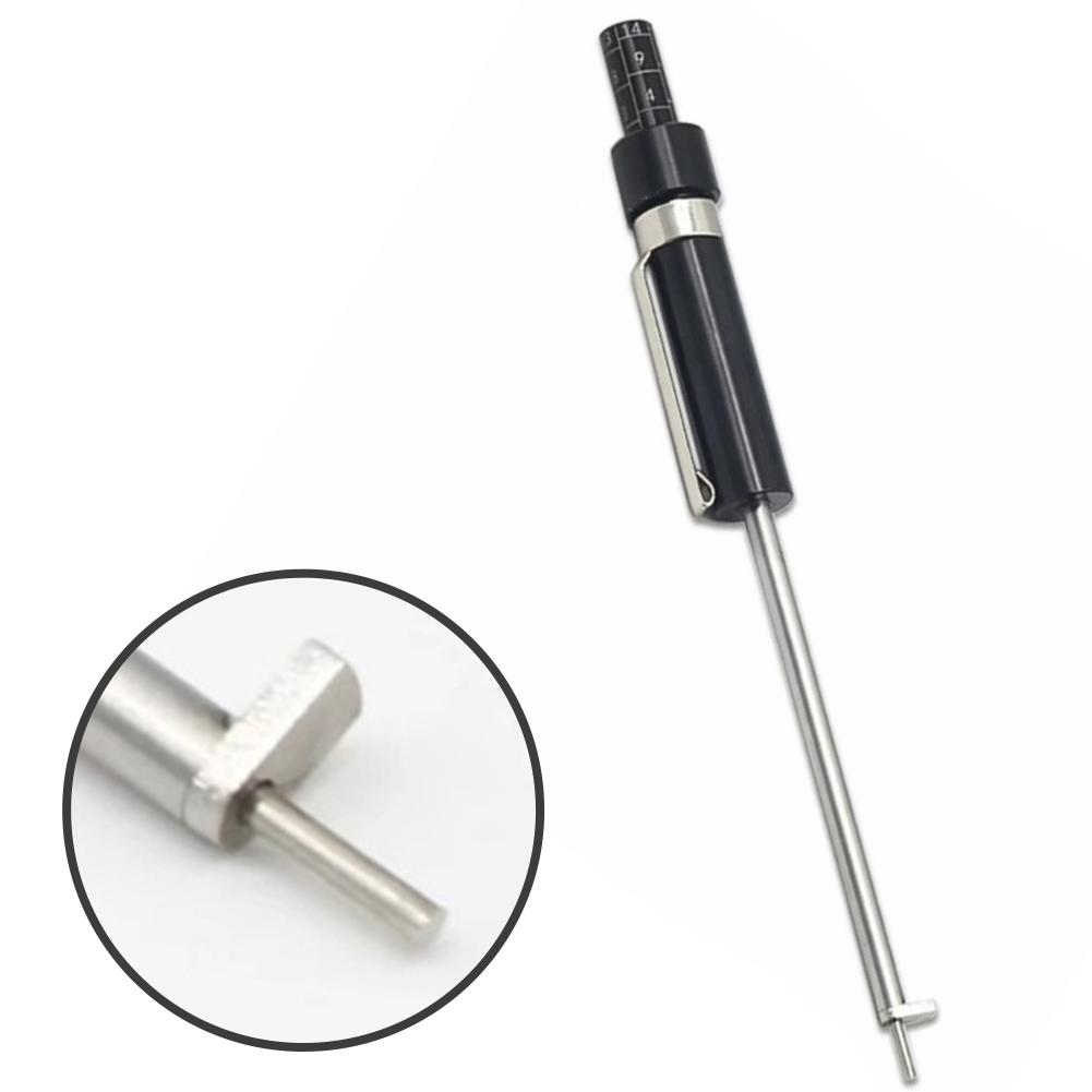 1pc Car Brake Pad Measuring Gauge Brake Pad Scale Brake Pad Detection Pen Measuring Tool Car Tire Special Tool