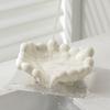 High-grade Ceramic Cloud Soap Box Drain Non-perforation Toilet Washstand Soap Dish Decorate Bathroom Storage Rack Soap Box