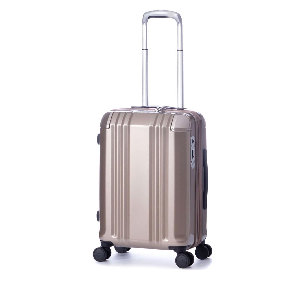 

Suitcase Hard Case Big Cal Edge 34L 40L [Asia Luggage] Carry-on Men s Women s ALI-088-18W (Champagne Gold)