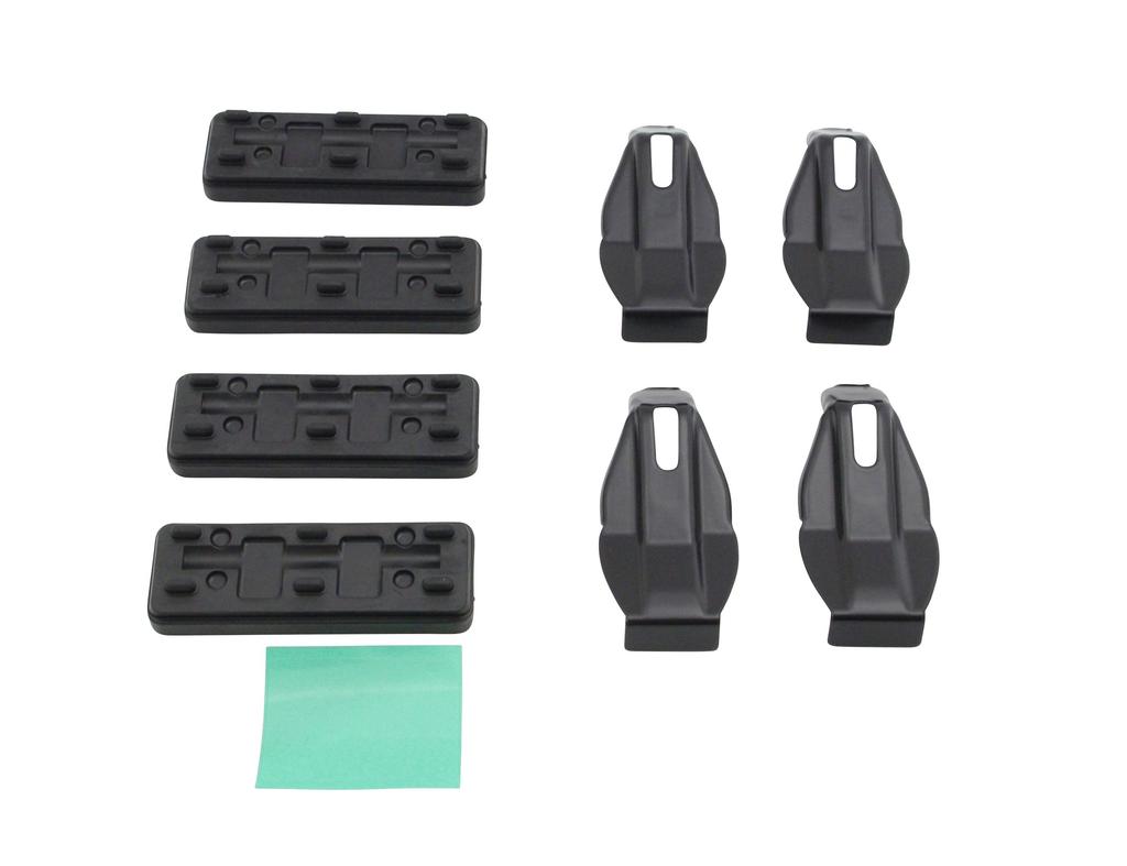 Terzo Roof Carrier Base Carrier Black Daihatsu Thor EH427 (by PIAA) Holder, 4-Pack, [Toyota Tank/Roomy, M90# M91#]
