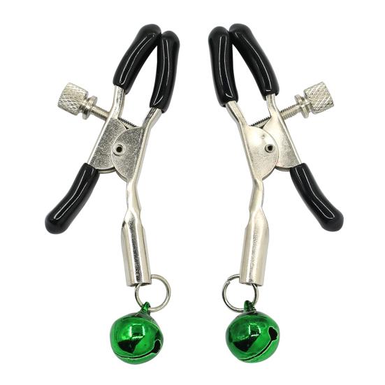 Yousheng 1 Pair Lady Adult Breast Stimulators Nipple Clip with Bell Non Piercing Sexy Toy