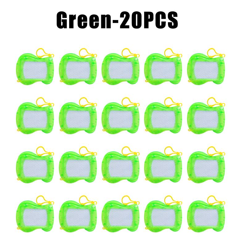 Kids Magnetic Doodle Board Keychain Portable LCD Writing Tablet Mini Drawing Pad Travel Toy Educational Erasable Gift