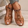 Bohemian Flache Sandalen für Damen Florale Strandschuhe Schnalle Sicherer Elastischer Riemen Elegantes Schmetterlingsdesign Sandalias De Mujer