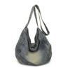 Simple Denim Large Capacity Casual Versatile Youth Shoulder Bags for Women 2026 Fashi Single Zipper Classic Style Commute Bags