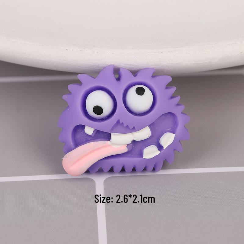 Handmade Cartoon Monster Resin Phone Case, Hair Clip & Hair Tie Accessories