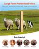 Farm Fence, 122cm X 15.2m, 2 X 4 In Mesh 14 Gauge Galvanized Steel Wire Fencing for Cattle, Hog & Sheep , Heavy Duty Vinyl Coated Livestock Fence for