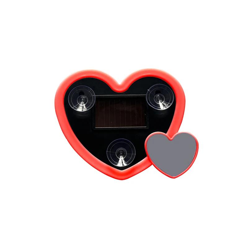 LED Neon Lights, Car Triangle Windows, Solar Heart Lights, Car Windows, Heart-shaped Glowing Ambient Lights, Car Decoration Ligh