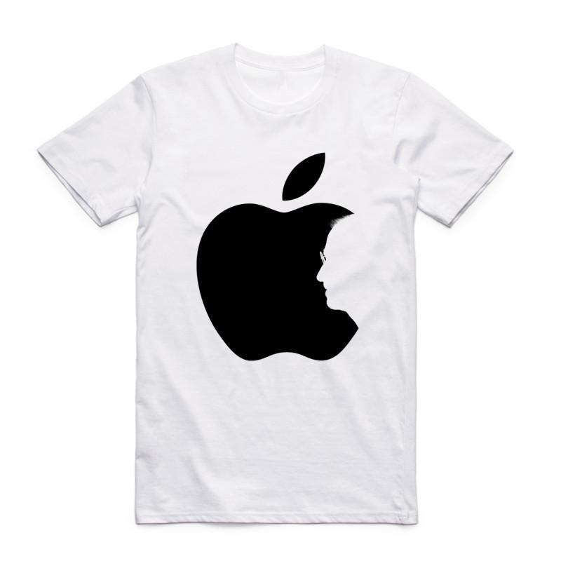 2019 Fashion Men Women Print Steve Jobs Apple Design Classic T-shirt Short Sleeve O-Neck Summer Casual Top Tee Funny T Shirt