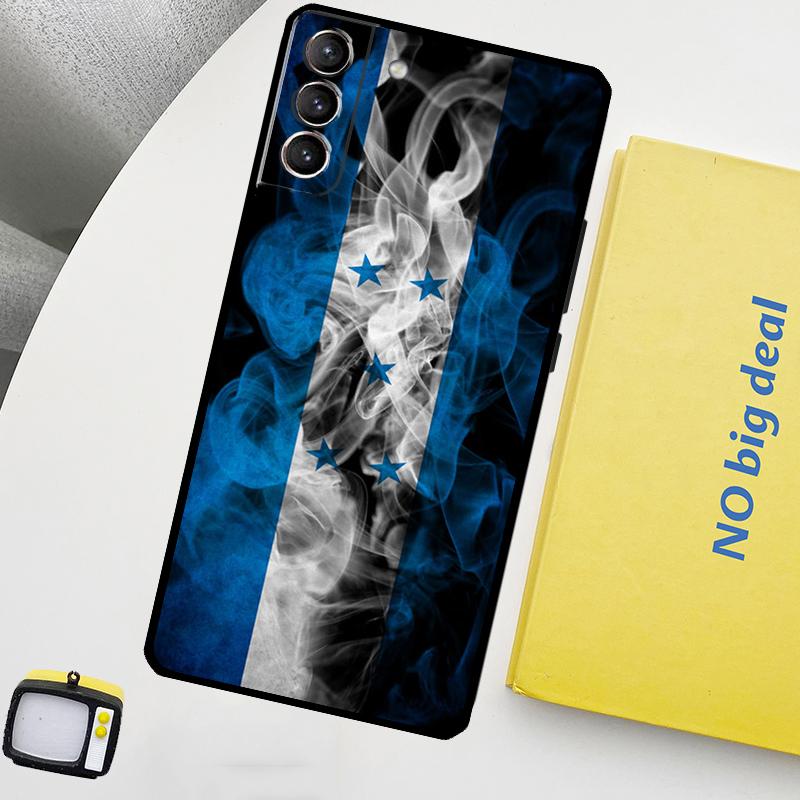 Honduras Flagge Handyhülle Für Samsung Galaxy S25 Ultra S20 S21 S22 S23 Plus S24 Ultra S9 S10 S25 FE Hülle