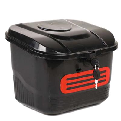 Cesta para bicicletas con candado para exteriores, cesta para guardar bicicletas, cesta delantera para patinete eléctrico y bicicleta.