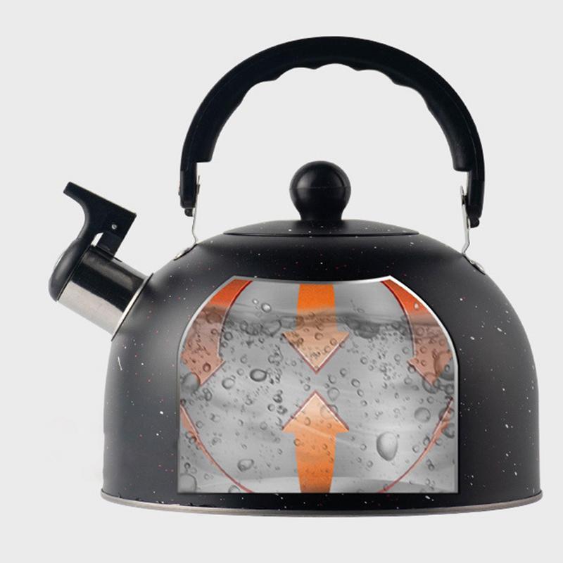 Whistling Tea Kettle For Stove Top 2.5L Stainless Steel Stovetop Kettle Tea Pots Rustproof Water Boiler With Loud Whistle And