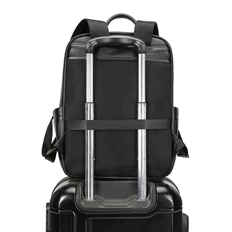 Genuine Leather Men's Backpack Large-capacity Backpack Fashionable Backpack Men's Bag