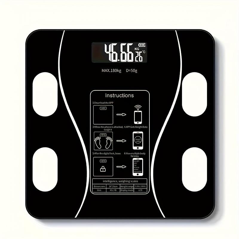 1pc Personal Weight, Healthy Body Fat, Smart Weight Scale, Household Weight Scale, Lithium Battery Body Fat Scale