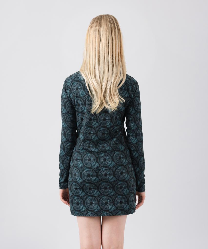SSQR Raglan Stretch Print Mini Dress Dgrm_01