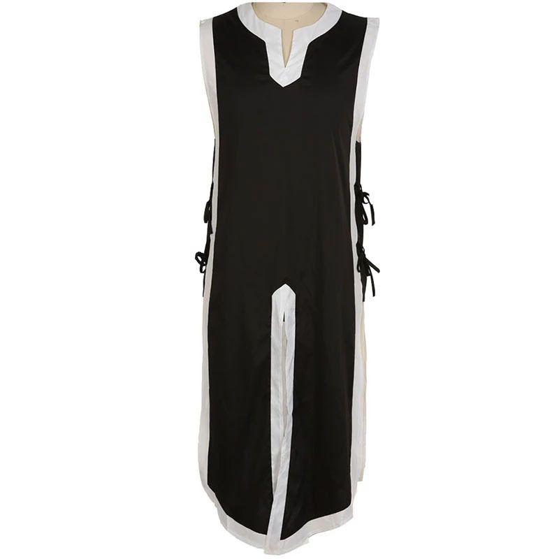 Medieval Sleeveless Knight Vest Halloween Renaissance Retro Male Knight Cosplay Performance Costume