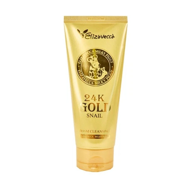 

Elizavecca Milky Piggy 24K Gold Snail Очищающая пенка - 180 мл