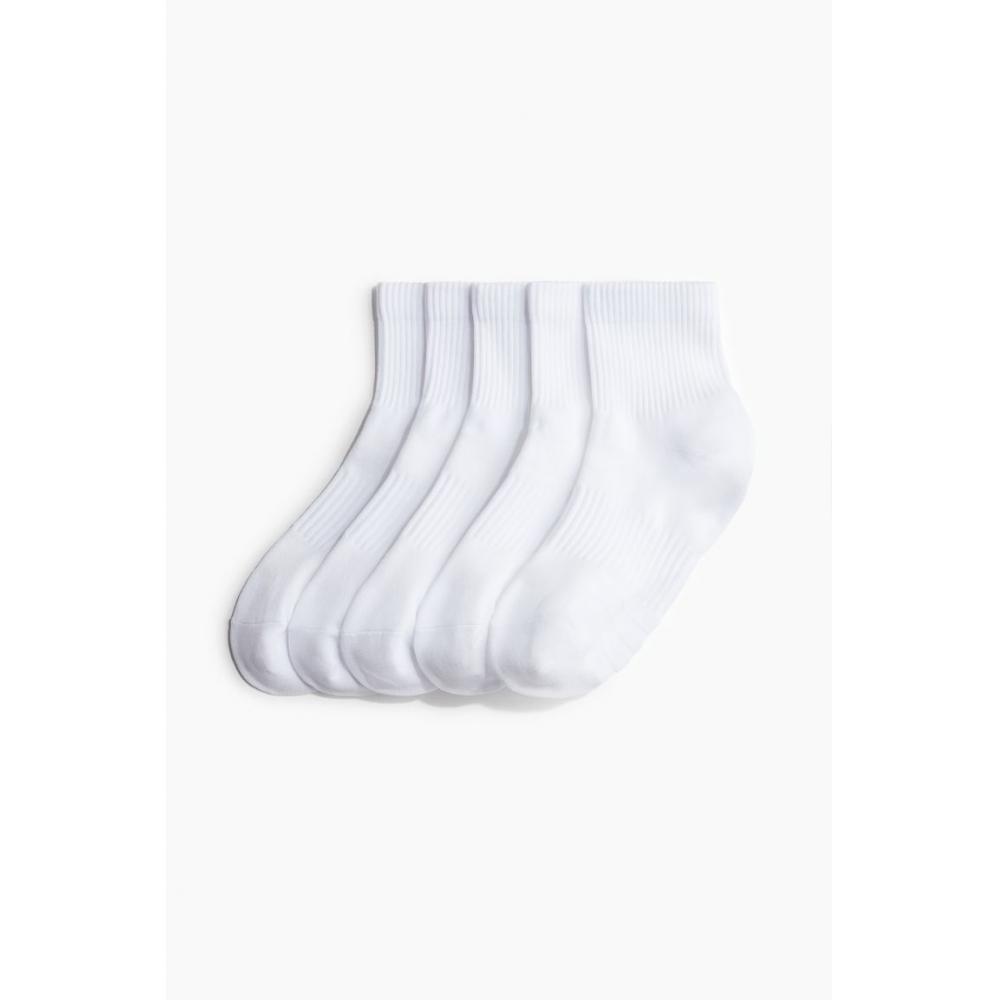 

HM DryMove Спортивные носки, 5 шт., белые