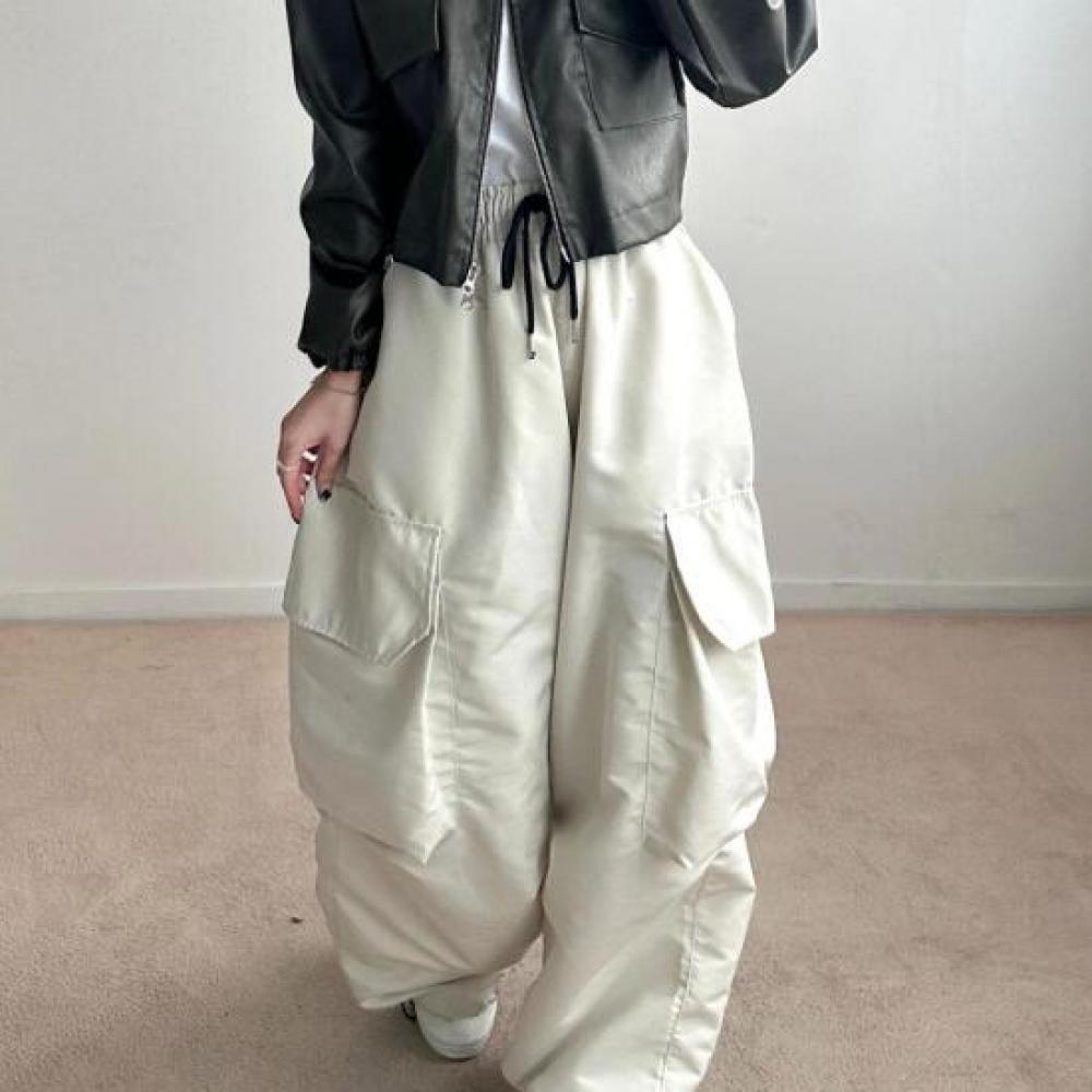 New ArrivalS Open Run Women S Wide pantS Two Way Cargo With String