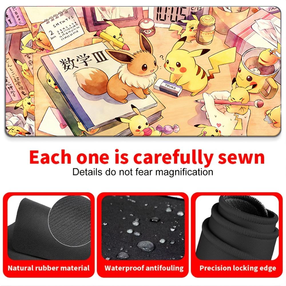 Crayon Shinchan x Pikachu Gaming Mouse Pad NonSlip Desk Mat 300x800x2mm