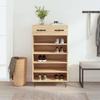 VidaXL Shoe Cabinet Sonoma Oak 60x35x105cm Engineered Wood 829607