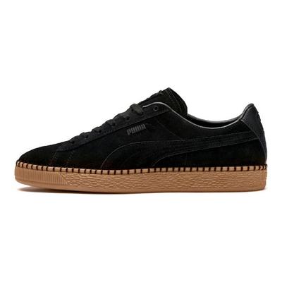 Suede Classic Blanket Stitch Schwarz Unisex Sneaker Braun 368903-02