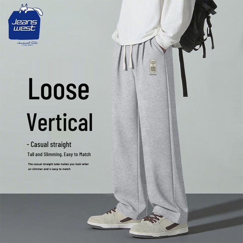 

JEANSWEST CLUB Men s Casual Straight-Leg Trousers 4XL