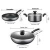 SUPOR Colorful Non-stick 3-Piece Cookware Set