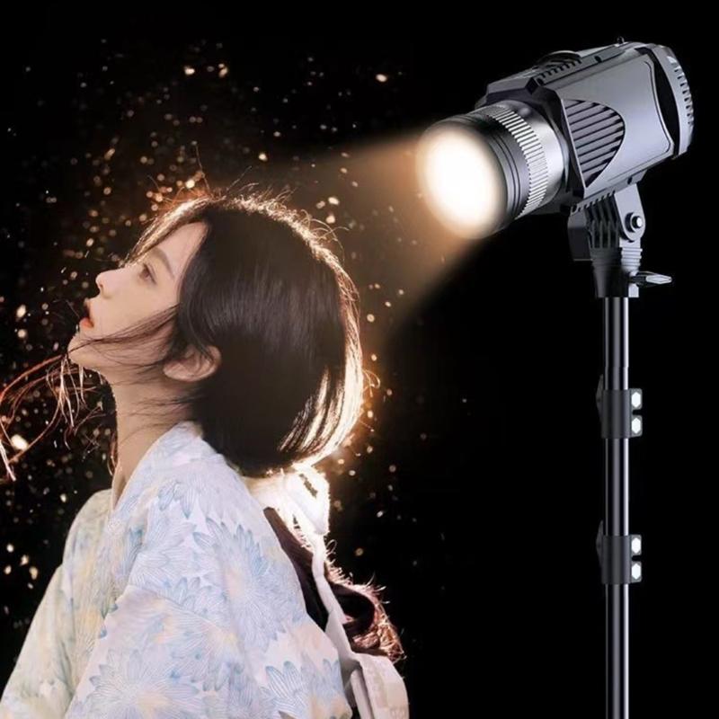 40W LED Studio Light Kit Ensures Optimaled Illumination for Live Stream and Content Creation with Long Service Bulbs