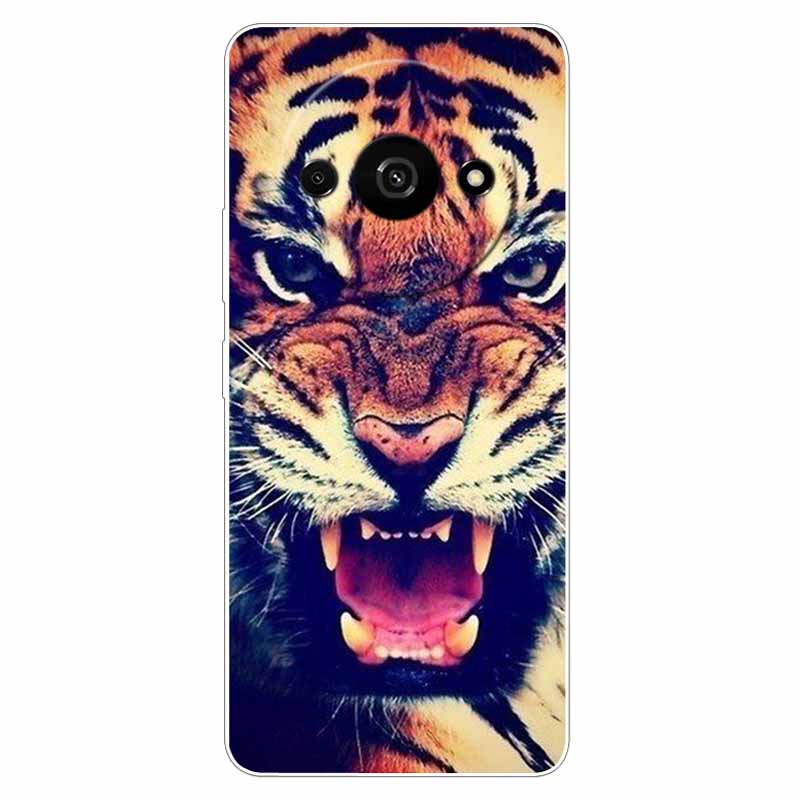 Clear Silicone Cover For Xiaomi Poco C61 Case Owl Lion TPU Printed Cover for Xiaomi Poco C61 C 61 Cases Luxury PocoC61 Phone Bag