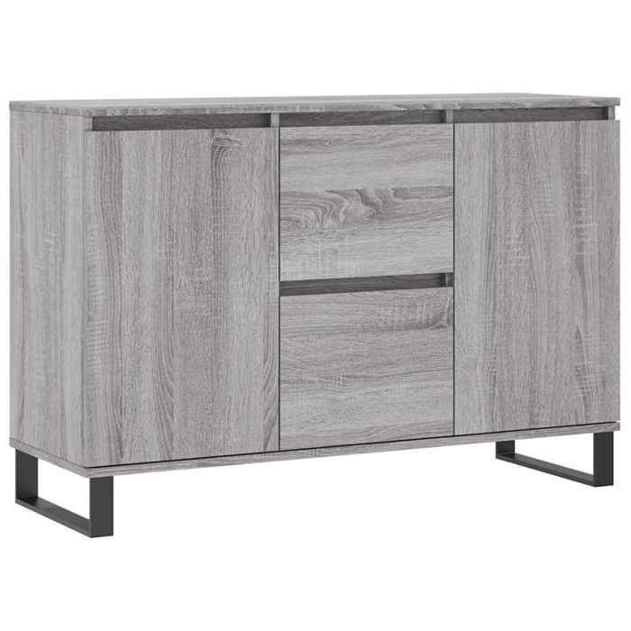VidaXL Buffet, Armoire Latérale avec Pieds, Meuble de Rangement, Organisateur de Salon Salle de Séjour Intérieur, Sonoma 827218
