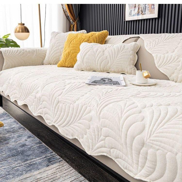 

Нековзкий набір подушок для дивана з шенилу з візерунком бананового листя для комфорту цілий рік 45x45 cm Throw Pillowcase