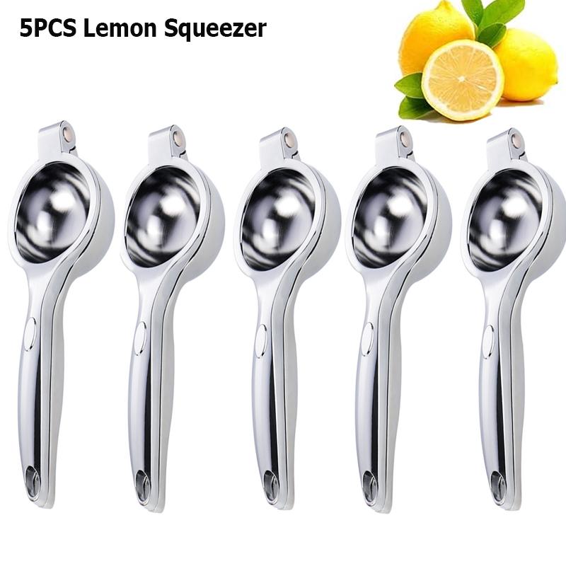 Lemon Squeezer Manual Citrus Juicer Stainless Steel Lime Squeezer Lemon Juicer Squeezer Lemon Pressing Juicer Easy  to Clean