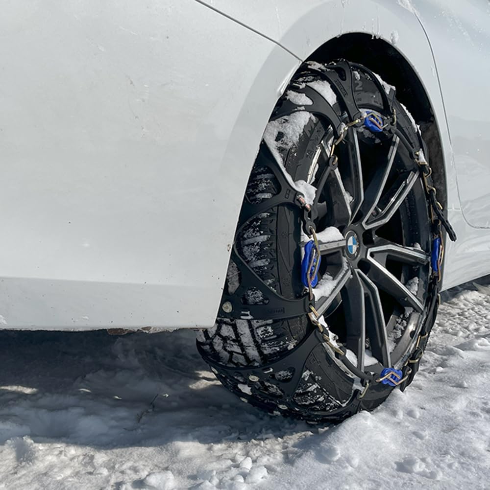 Hafif Kolay Uyumlu JASIDA Orijinal Kar Zincirleri Kış Kar Koruması 175R13 Metalik Olmayan Araçlar, Montaj, Yönetmelikler, (SC5)