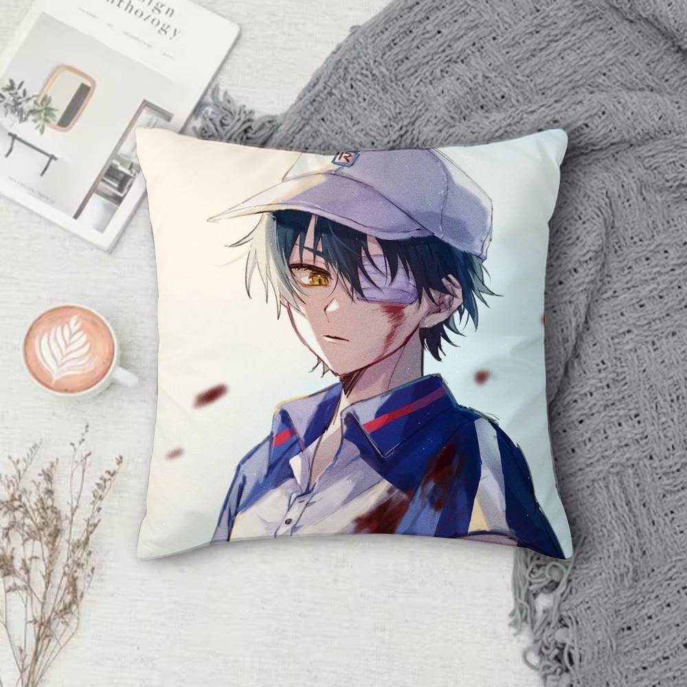 The Prince of Tennis Doublesided Printed Square Decorative Cushion Cover for Sofa Living Room Home Decor