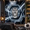 Arazzo da Appendere a Parete Tessuto Stampato Juventus FC per Soggiorno Camera da Letto Decorazione per la Casa