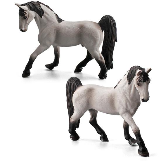 Horse Model Rust-proof Excellent Craftmanship Micro Decor Knapostu Stallion Pint Mare Action Figures Toy for Shelf Decor
