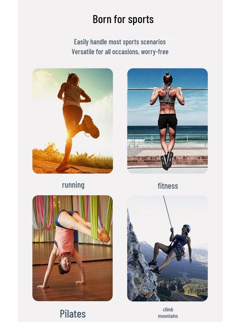 Vijf-Teen Antislip Over-de-Knie Pilates & Yoga Sokken voor Dames - Herfst/Winter Fitness Stijl