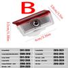 2Pc LED Car Styling Welcome Door Lights Emblem Accessory For Mercedes Benz AMG W205 C300 W203 W206 W108 W124 W126 W140 W168 W169