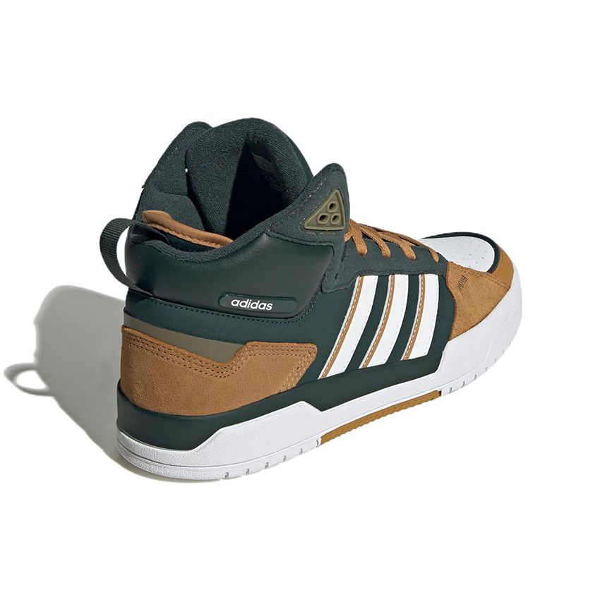 Adidas Neo 100Db Μεσσαία Μοντέρνα Casual Αντιολισθητικά Ανθεκτικά στη Φθορά Παπούτσια Σκέιτ Υψηλού Πάνω Μέρους Unisex Παπούτσια Σκέιτ Γκρι Καφέ GW6747