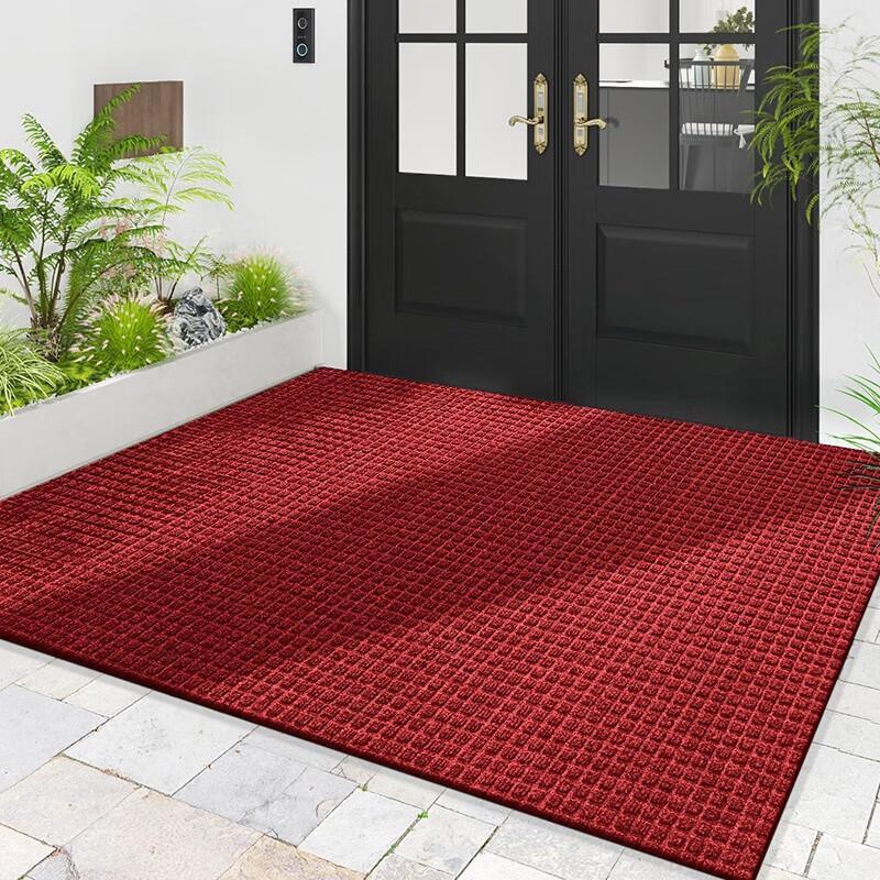 

Checkered Red Entrance Doormat