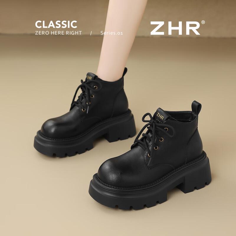 ZHR Women s Platform Martin Boots 36