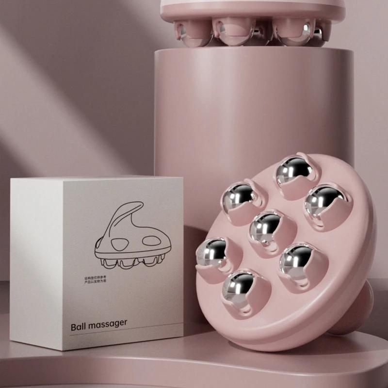 7-Bead Multifunctional Massage Roller Ball Massager Professional Pressotherapy Portable Beautiful Health Care Massage Instrument