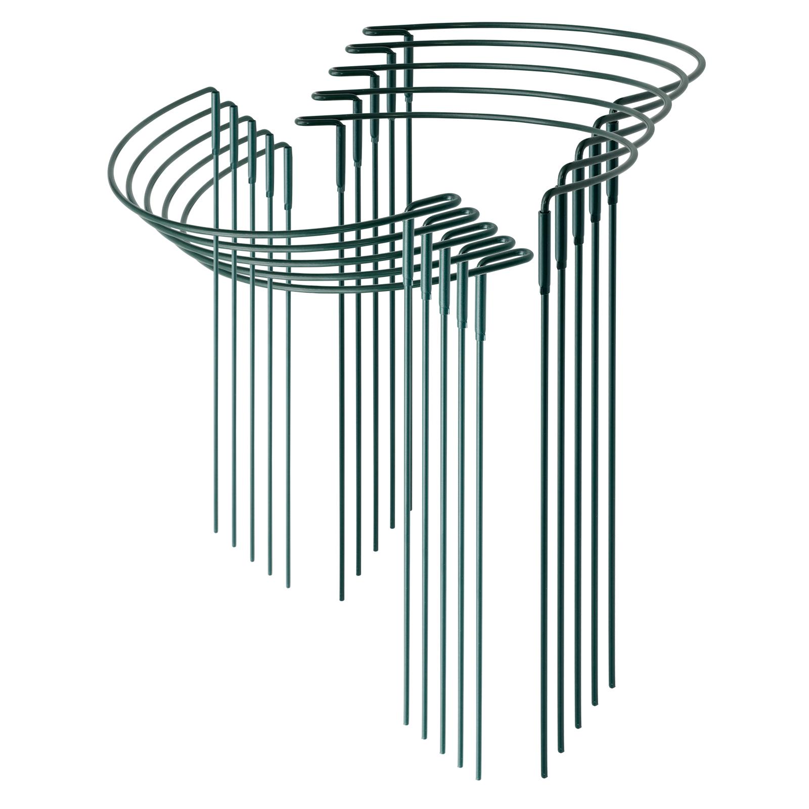 

10Pcs Metal Plant Support Stakes Plant Climbing Ring Cage Support Stand Tools For Garden Flowers Vegetables Growth Fixed Rod