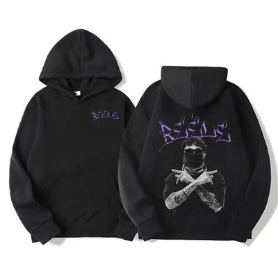 Rapper Beele Borondo Album 2025 Hoodies Herren Hip Hop Vintage Gothic Sweatshirts Männlich Lässig Fleece Langarm Pullover Hoodie