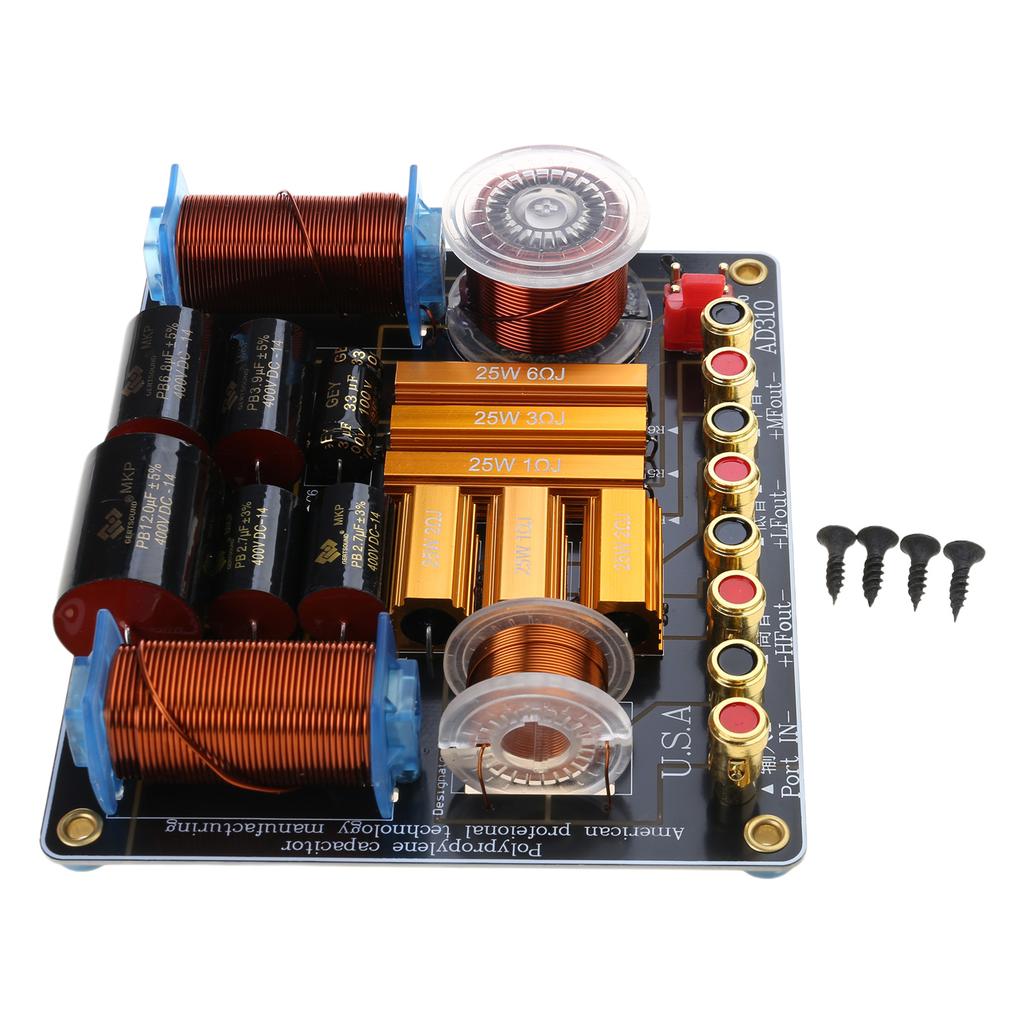Quality 450W Speaker Crossover Divider Filter Create Powerful Sound Effects for Music Enthusiasts Clear Sound Output