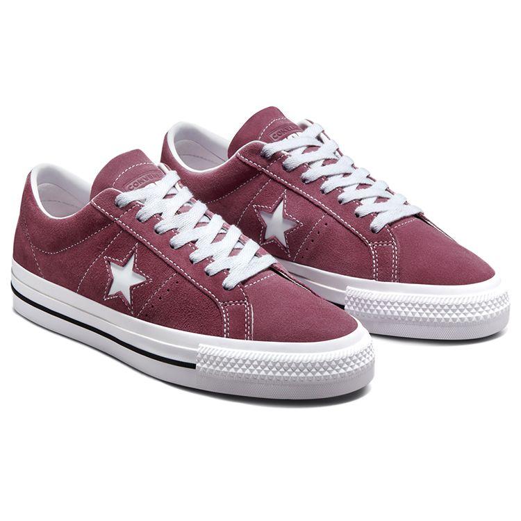 Converse One Star Pro Lightweight Slip-Resistant Low-Top Skate Shoes Unisex Sneaker Rose-Red 171978C